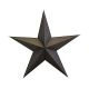 5 Point Papierstern Schwarzbraun Ø 60cm