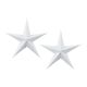 5 Point Papiersterne Set Weiß Ø 25cm
