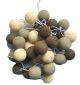 Lichterkette COTTON BALL Beige