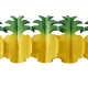 Papiergirlande ANANAS