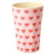 Melamin Latte Becher Sweet Hearts